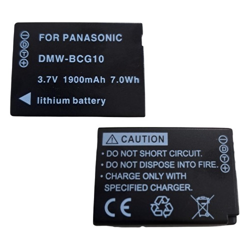 Bateria Camara Panasonic Dmw-bcg10 Bcg10e 10gk Lumix Dmc-3d1