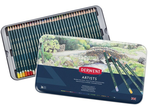 Lápices De Colores Artists Derwent Set 36