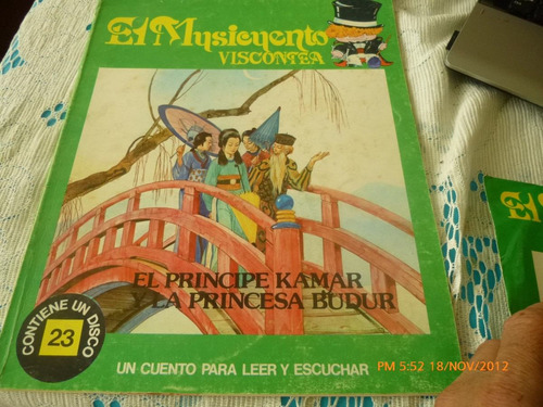 Vinilo Single + Cuento El Principe Kamar Y La Prince (848