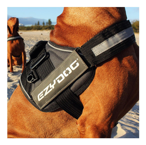 Arnés De Perro Listo Para El Sendero Ezydog Convert, Carbón) Carbón.