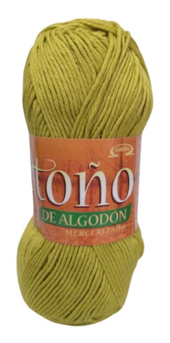 Hilaza Otoño 100% Algodón Madeja De 100g Color Aceituna