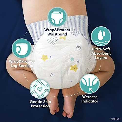 Pañales Tamaño 4, 104 Unidades Pampers Swaddlers Pañales (el