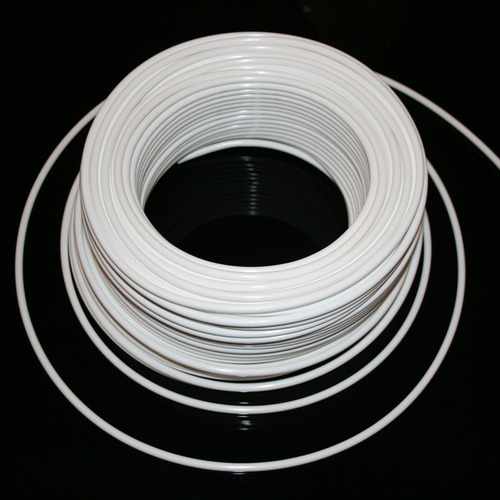 Imagen 2 de 5 de Manguera Para Dispenser De Agua 1/4 - 6mm X 1 Mt Blanco