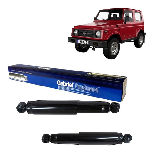 Par Amortiguadores Traseros Para Suzuki Samurai 1988 1996