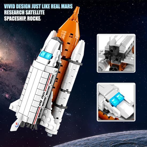 Doloowee Space Exploration Shuttle Toys - Juegos De Bloques
