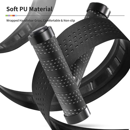 Imagen 3 de 3 de Puños Negros Bicicleta Ciclismo Rockbros Mtb Bmx Resistente