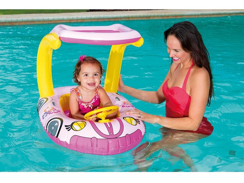 Imagen 4 de 4 de Asiento Auto Con Volante Inflable Bestway 34103 98 X 66cm Pc