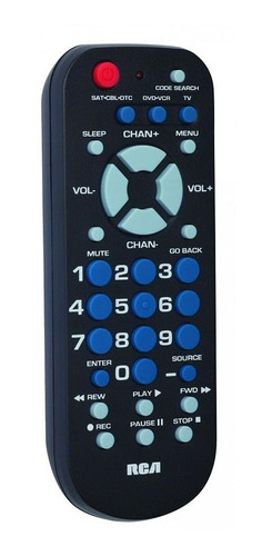 Control Remoto Universal De Tv Rca 503 3 Funciones 