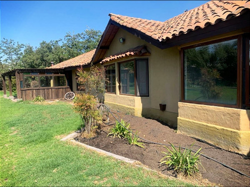 Parcela Con Casa En Sitio De 2000 Mts. Solida, Piscina Termp