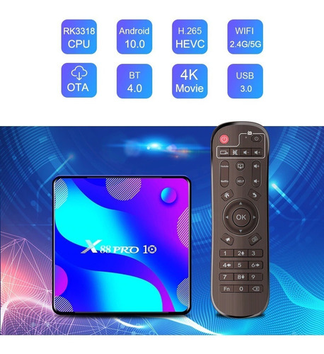 Super Tv Box A5x Max 4gb 32gb Smart Tv 4k Android 9 Bluetoot