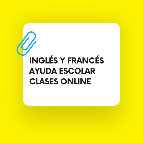 Clases De Apoyo Escolar En Inglés Y Francés 