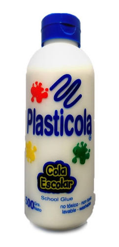 Adhesivo Vinilico Plasticola Cola Blanca Escolar 500gr  