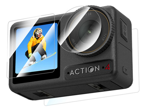 Bn Película Templada Para Dji Osmo Action 4