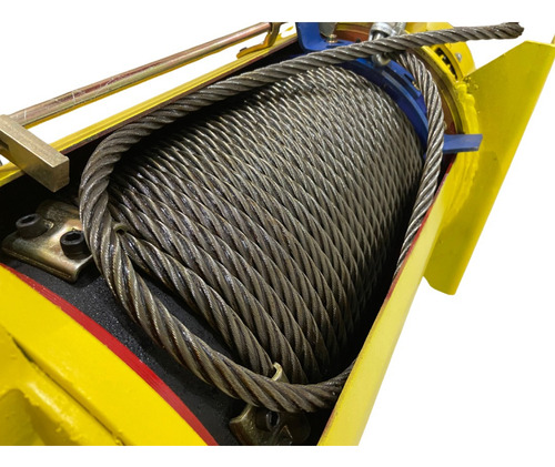 Talha Elétrica 3 Toneladas Fixa - Cabo 9 M - 220/380v Jcyc Amarelo
