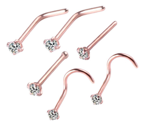6 Anillos Para La Nariz, Para La Nariz, Pequeños De,