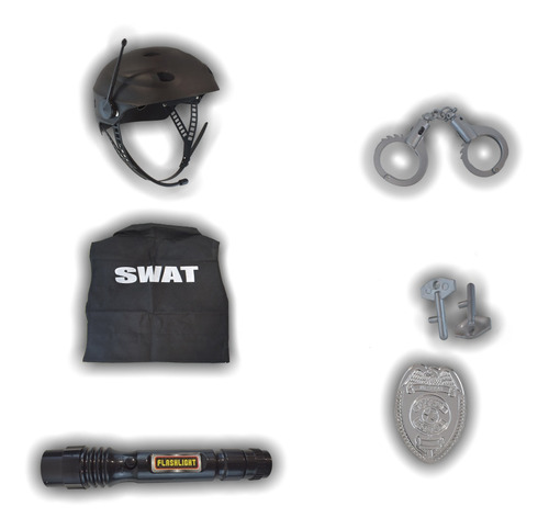 Kit Policia Swat Infantil 