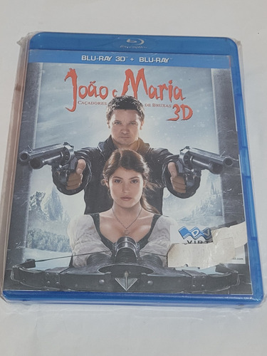 Blu-ray João E Maria Caçadores De Bruxas 3d E 2d - Duplo