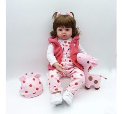 Bonecas De Silicone Realistas Renascidas Baby Reborn 48 Cm
