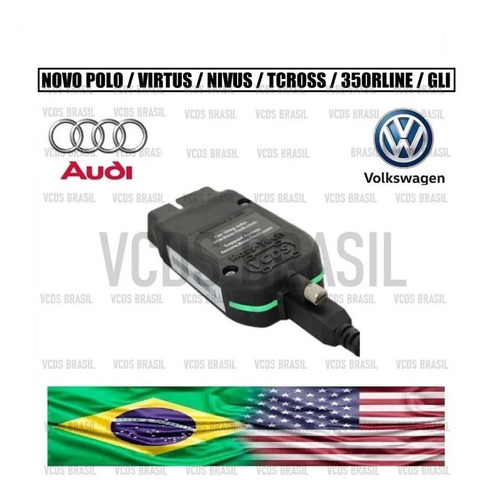 Cabo Vcds Polo Virtus Tcross + Toda Linha Vw Audi - Novo!