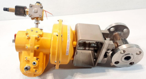 Flowserve 1 300# Cf8m Control Valve W/ Kinetrol Actua Ttv
