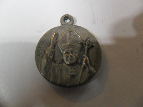 Antigua Medalla Medallita Papa Juan Pablo Ii Italy Vaticano