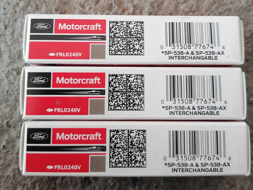 Bujias Iridio Motorcraft Focus 1.0 Ecoboost 2015/2018