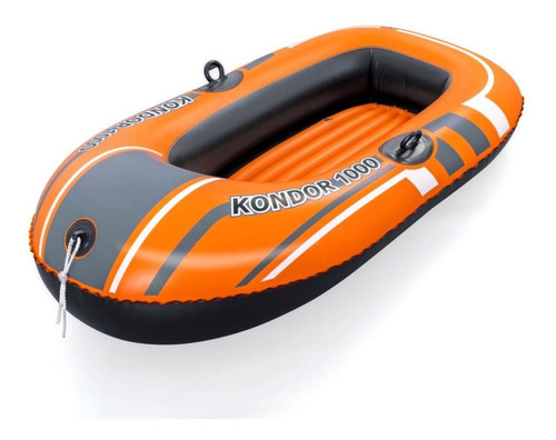 Imagen 4 de 10 de Bote Inflable Bestway 2 Personas + Inflador + Remos