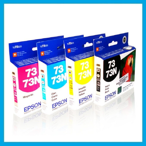 Tinta Epson 73, Pack X 4 Colores A Solo S/.149.99