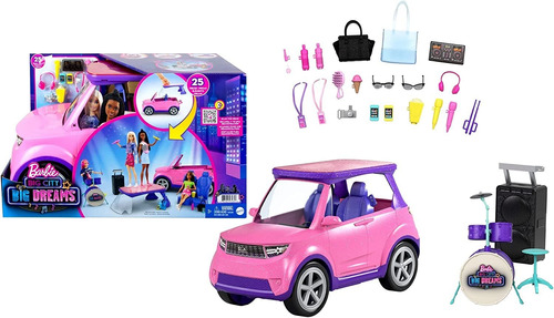Set De Juego Barbie Big City Big Dreams Transforming Vehicle
