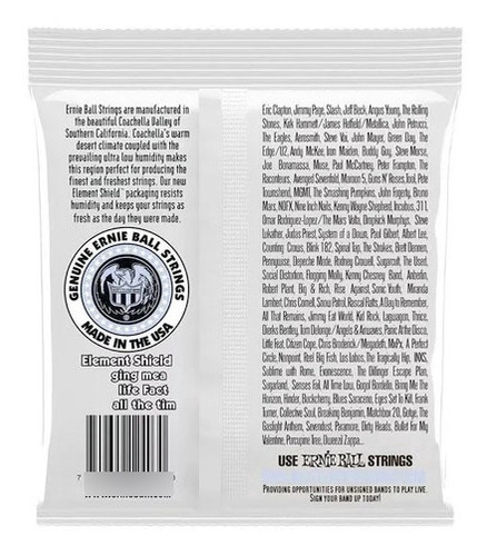 Encordado Clasica Ernie Ball E Palla Clear Silver