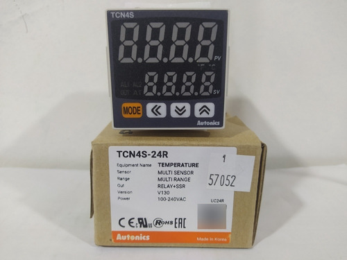 Controlador De Temperatura Marca Autonics Modelo Tcn4s-24r