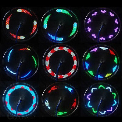 14led Motos Ciclismo Bicicleta Bici Rueda Señal Neumático Ha