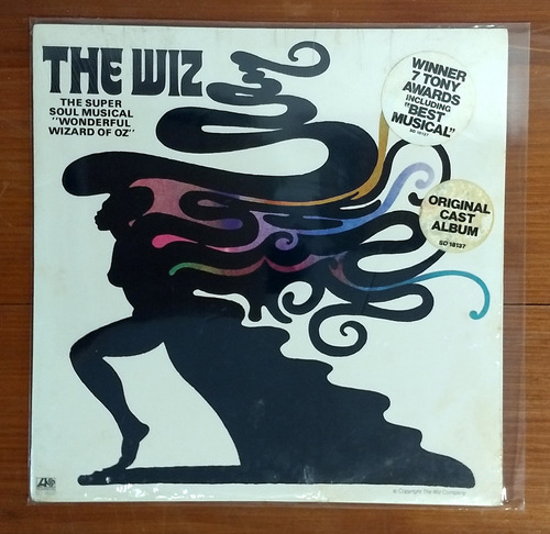 The Wiz Wizard Of Oz Original Cast 1975 Disco Lp Vinilo Usa