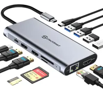 Comprar Utechsmart Usb C Hub, 3 Hdmi Docking Station Triple Display