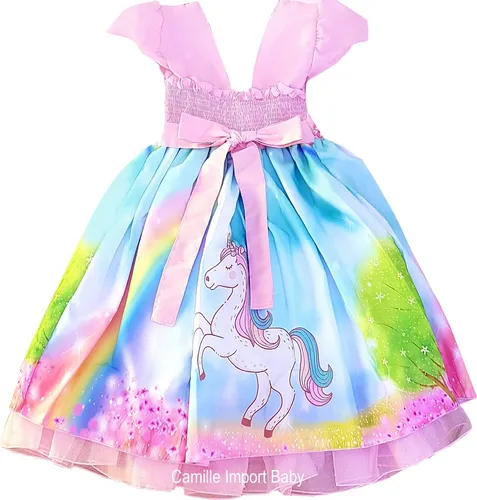 Vestido de unicórnio no mercadolivre sale
