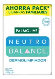 Palmolive Neutro Balance Jabón En Barra 8 Piezas De 120 G