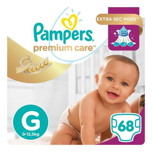Pampers Premium G 68- Bebés Y Niños
