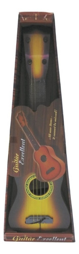 Guitarra Ukelele Infantil Diseño Simil Madera 4 Cuerdas Edu