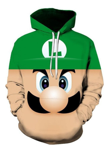 Sudadera Con Capucha De Mario Super Mario, Edición Especial