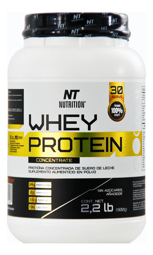 Pack Proteina Whey Colageno Hidrolizado Nt Nutrition Proteina Vainilla Y Colageno Natural