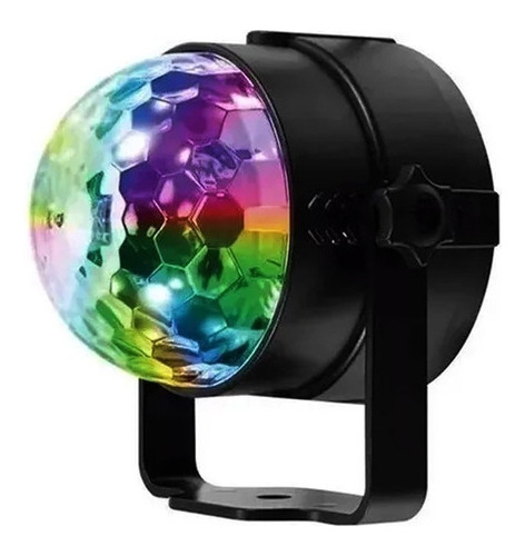 Mini Bola De Boliche Led Esfera Magica Rgb Enchufe 220v 