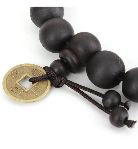 Imagen 5 de 7 de Ruztik | Set Collar Japa Mala Budista + Pulsera Ébano 10mm