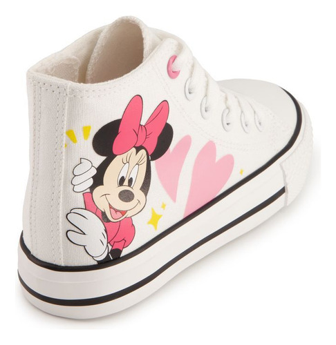 Sneaker Escolar 54715zve Textil Mimi Disney Minnie Amor