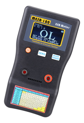 Probador Capacitancia Esr Mesr-100 Ohmeter