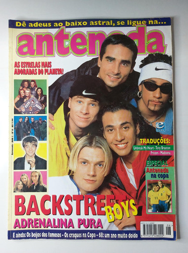 Revista Antenada 6 Backstreet Boys Spice Girls Copa De 1998
