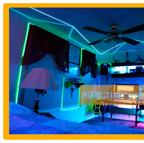 El Wire Hilo Luminoso Luz Neon Dj Cable Tron 3 Metros Led Hd