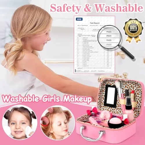 Flybay- Kit De Maquillaje Infantil Para Niñas,