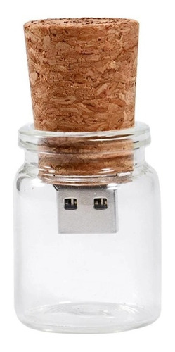 Memoria Usb 64gb Diseño Forma Figura De Botella Naúfrago