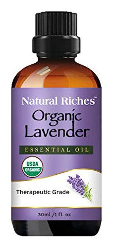 Aceite Esencial De Lavanda Orgánico Con Calidad Terapéutica 