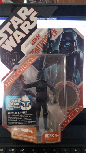 Star Wars 30 Aniversary Shadow Trooper Legends Action Figure